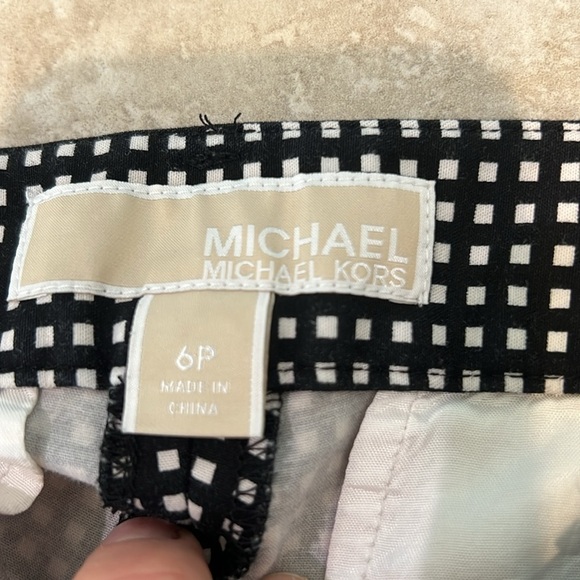MICHAEL KORS Gingham Stretch Cotton
Pants Size 6 Petite - Picture 3 of 7